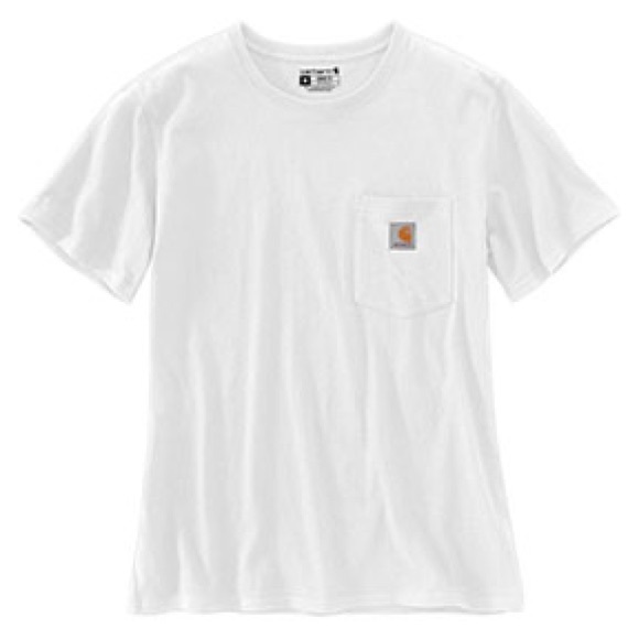 DIY Cutout Carhartt White Short Sleeves Shirt Size Medium - Picture 6 of 6
